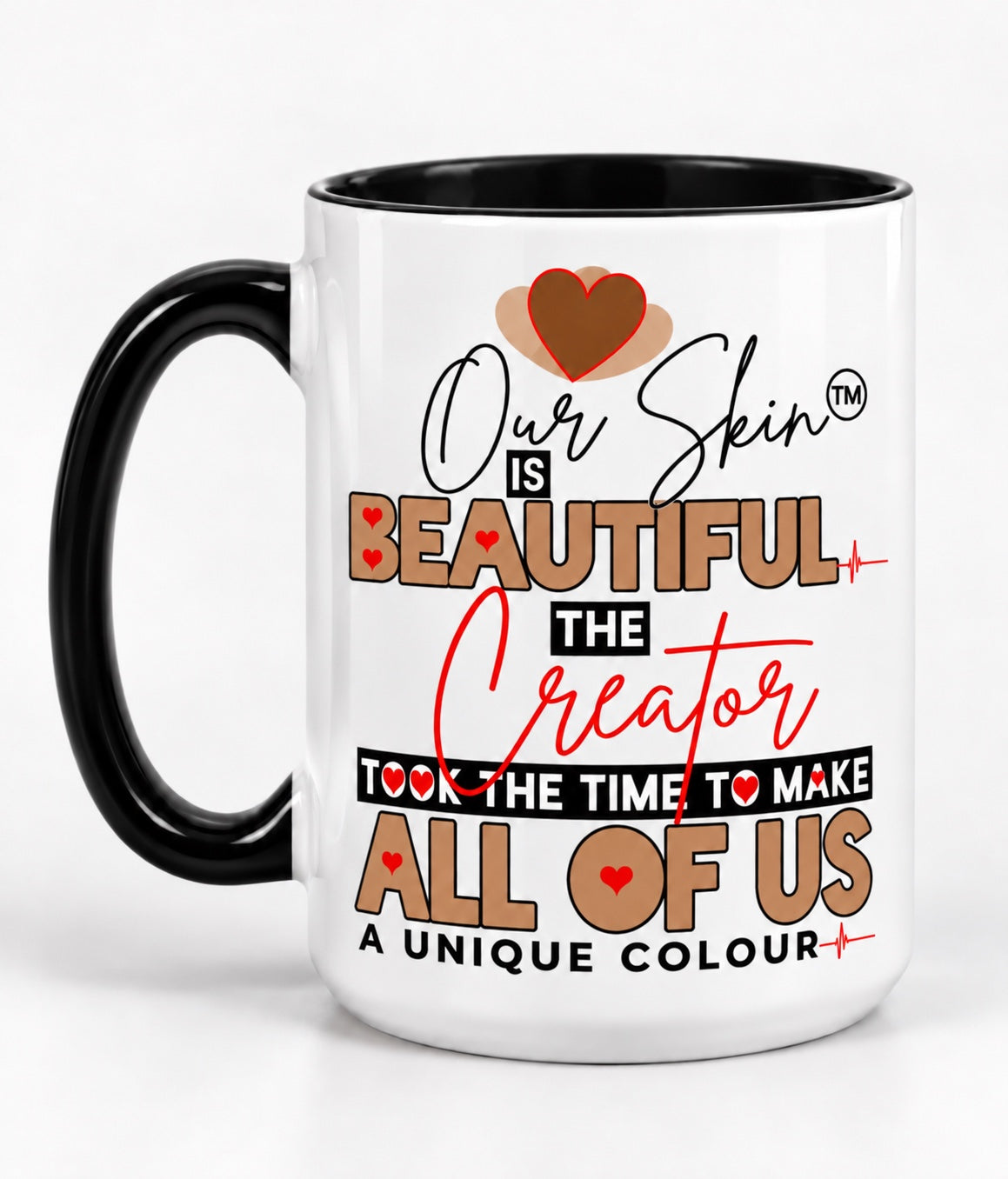 15 oz mug with black handle