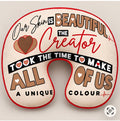 U-shaped Our Skin Is Beautiful neck pillow